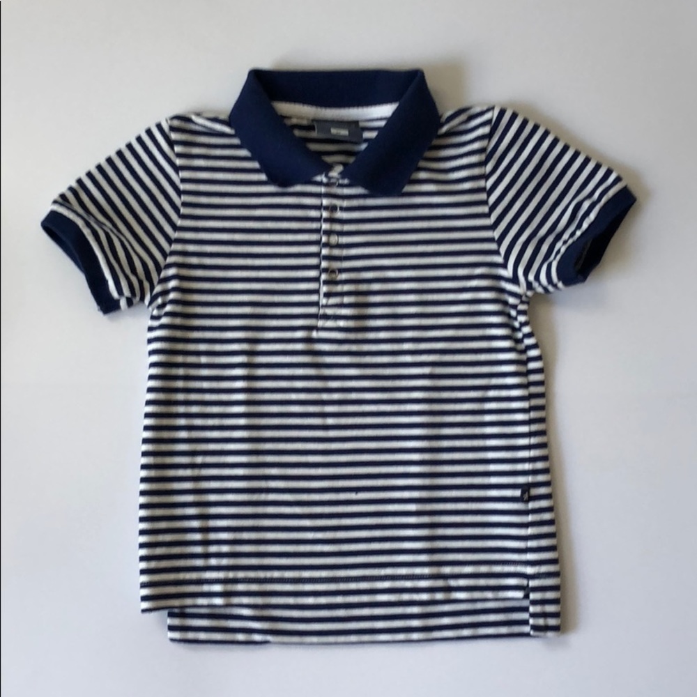 Toobydoo Cotton Knit Striped Polo